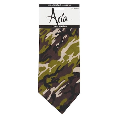 Petedge Aria Camo Bandanas; Green DT4440 43